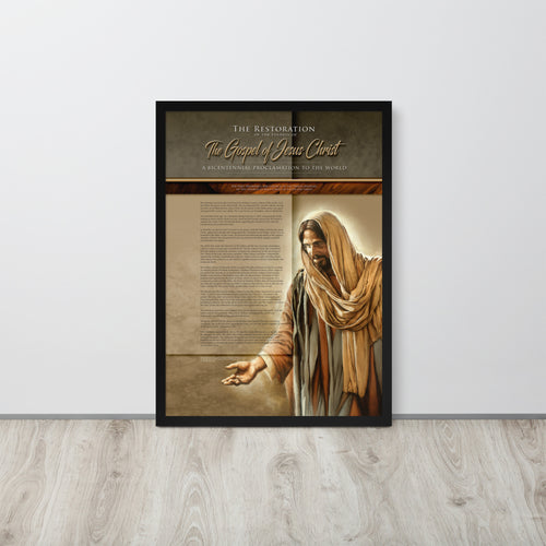 Framed Fine Art Paper - Restoration Proclamation 3301