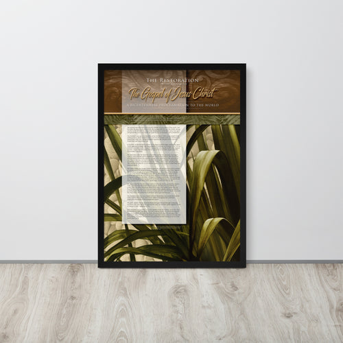 Framed Fine Art Paper - Restoration Proclamation 3308