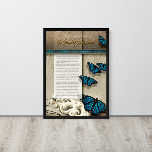 Framed Fine Art Paper - Restoration Proclamation 3312