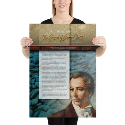 Framed Fine Art Paper - Restoration Proclamation 7