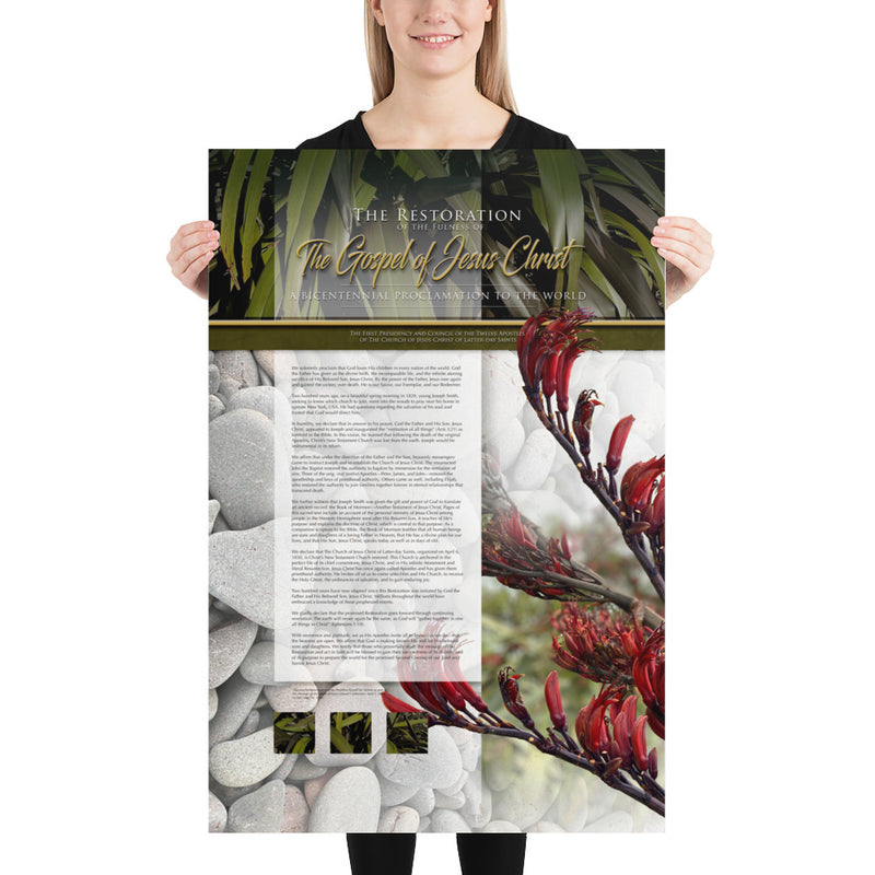 Framed Fine Art Paper - Restoration Proclamation 4
