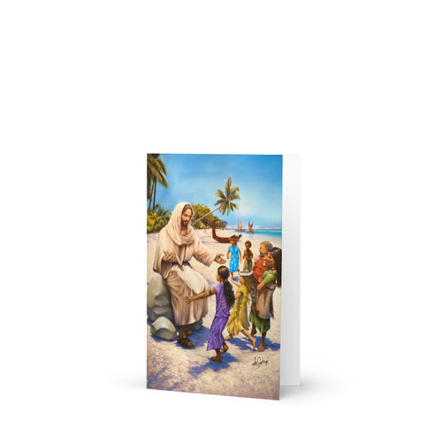 Saviour in the Pacific - Greeting card