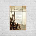 Framed Fine Art Paper - Family Proclamation 3301