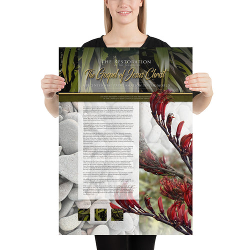 Framed Fine Art Paper - Restoration Proclamation 4