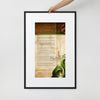 Framed Fine Art Paper with Mat - Family Proclamation 4405